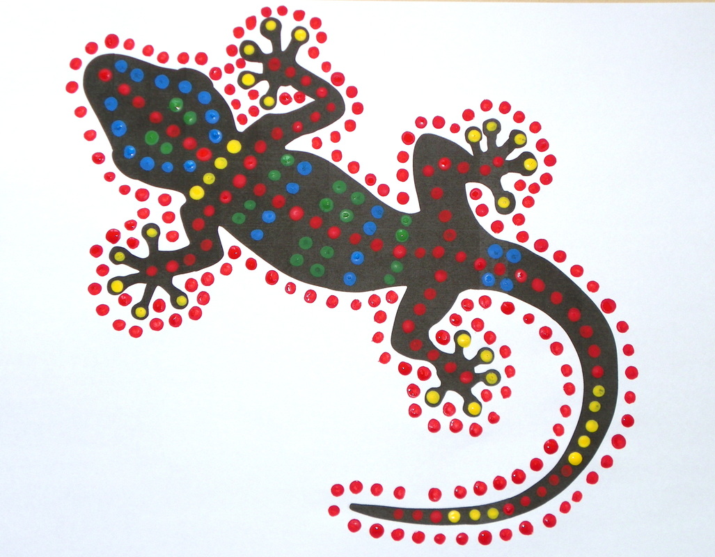 Gecko Dot Paintings