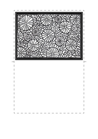 Printable Hand Drawn Cards. With full instructions. 