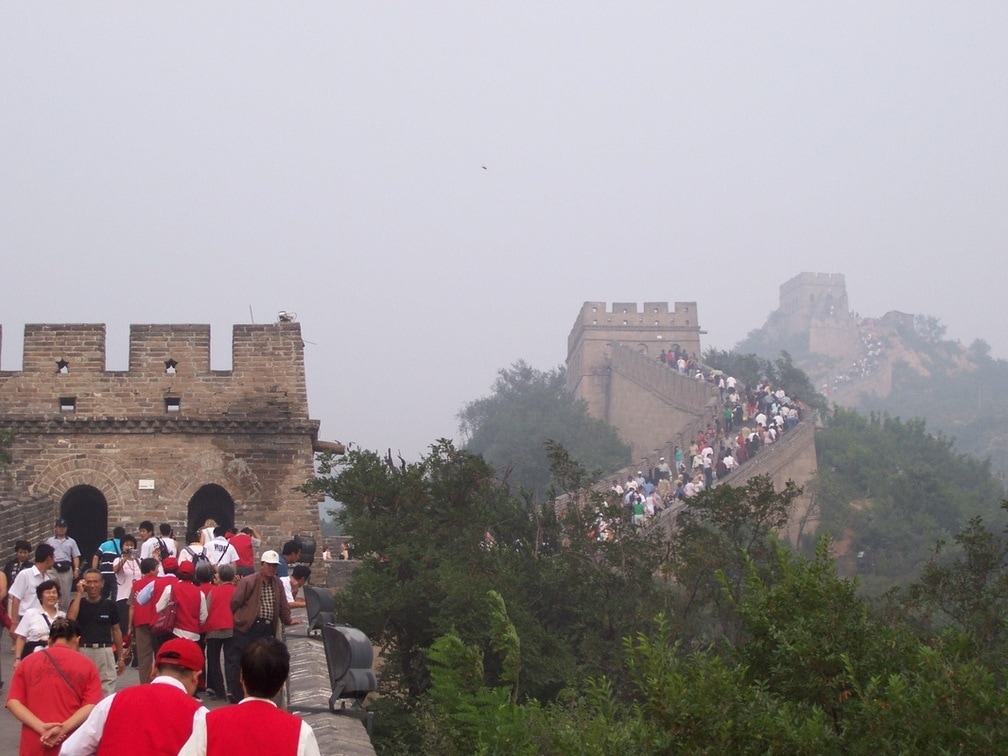 The Great Wall of China, Crowds.