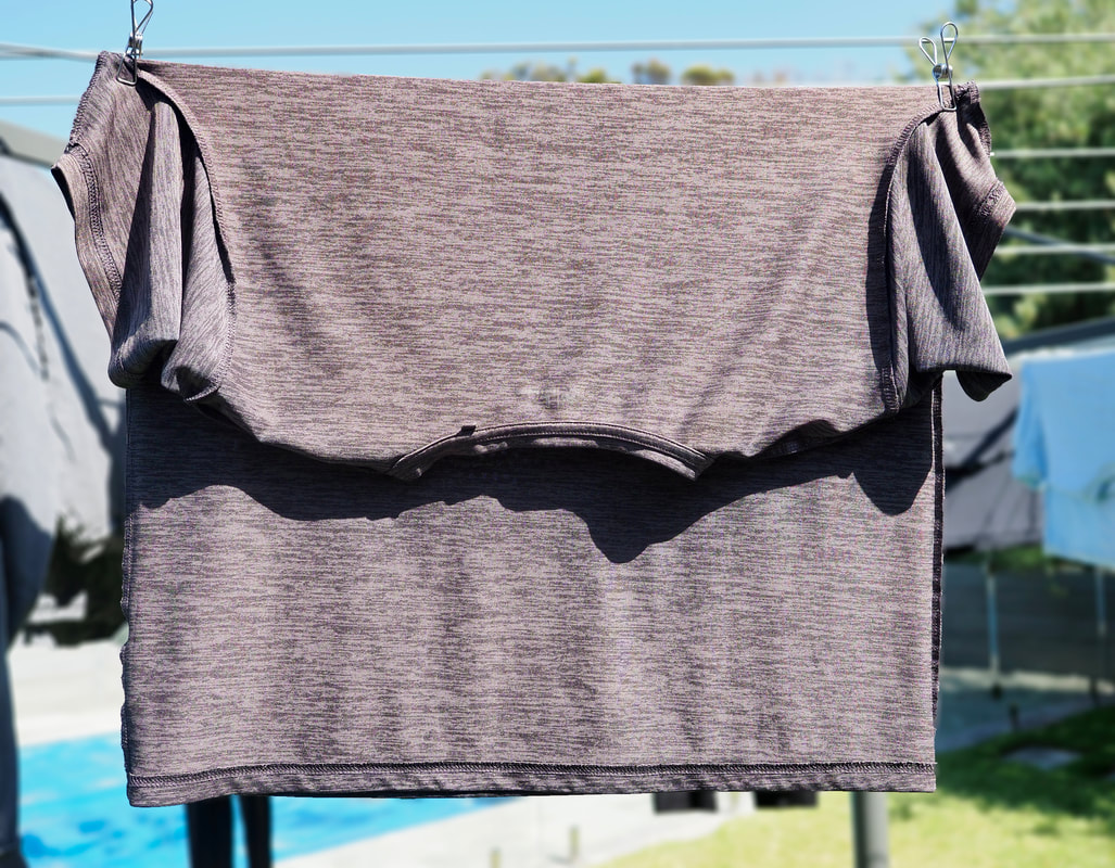 How to hang T-shirts on the Clothesline to avoid Fade